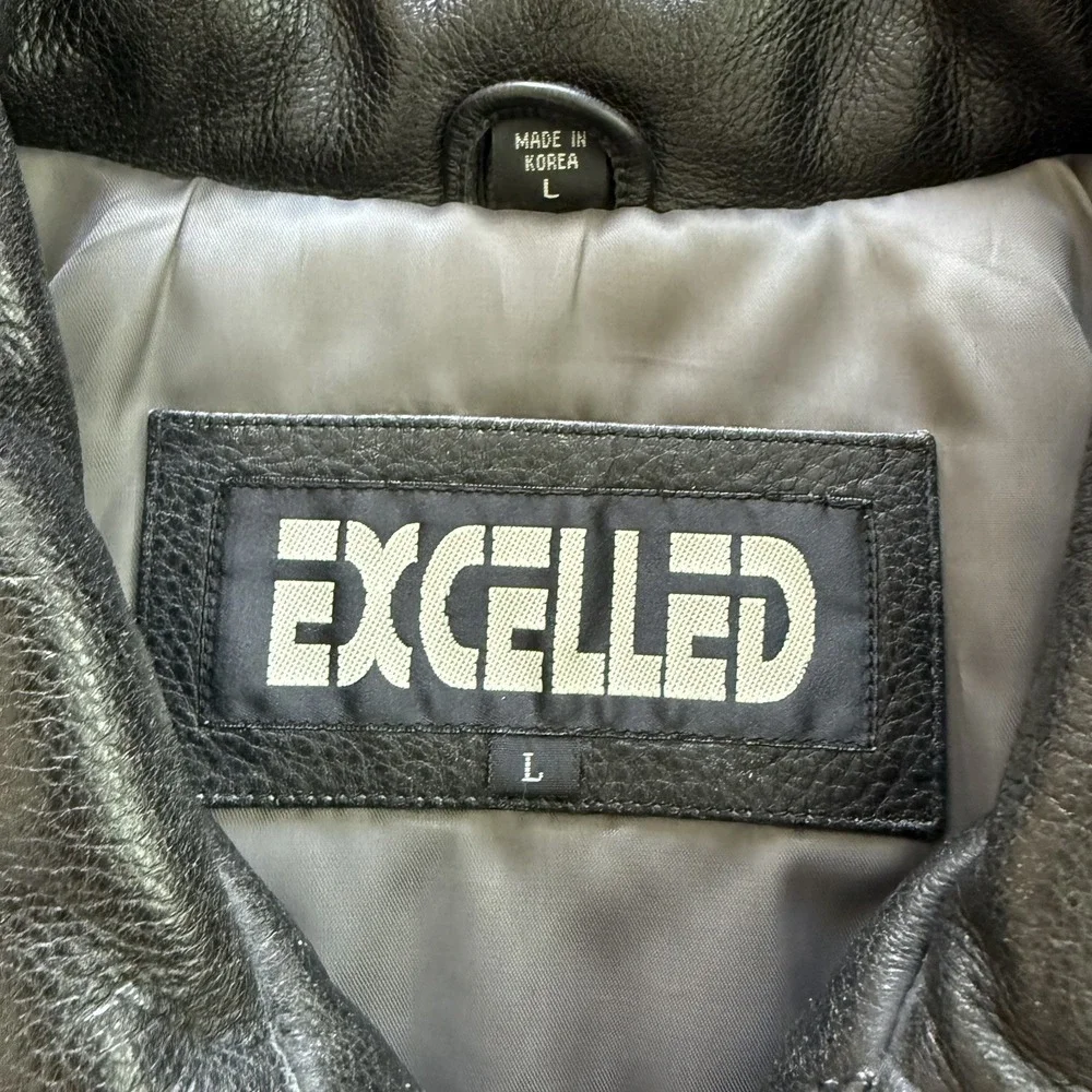 Vintage Excelled Anheuser-Busch Budweiser Size Large‎ Leather Jacket